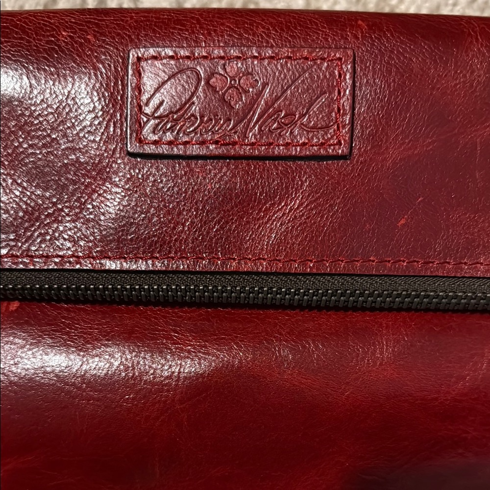 Luxurious Red Leather Bag